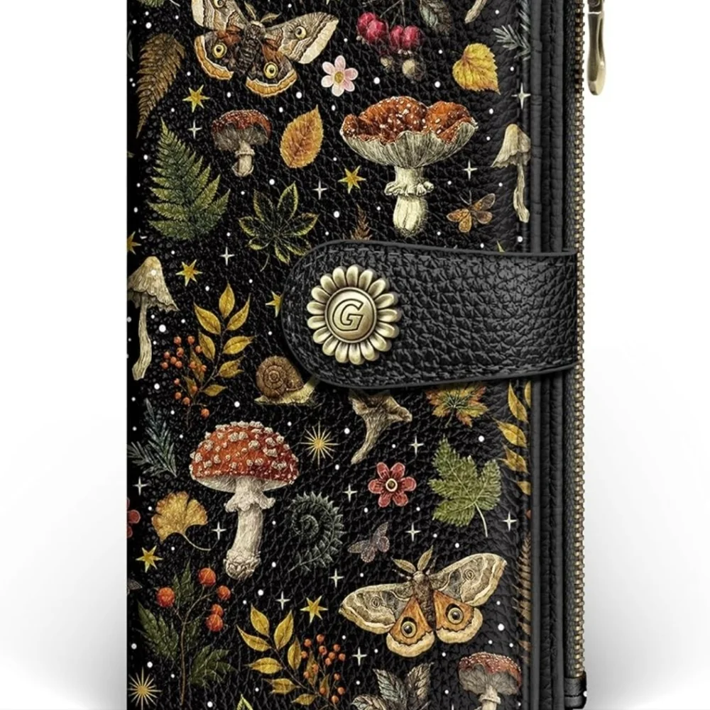 Floral RFID Blocking Wallet Case